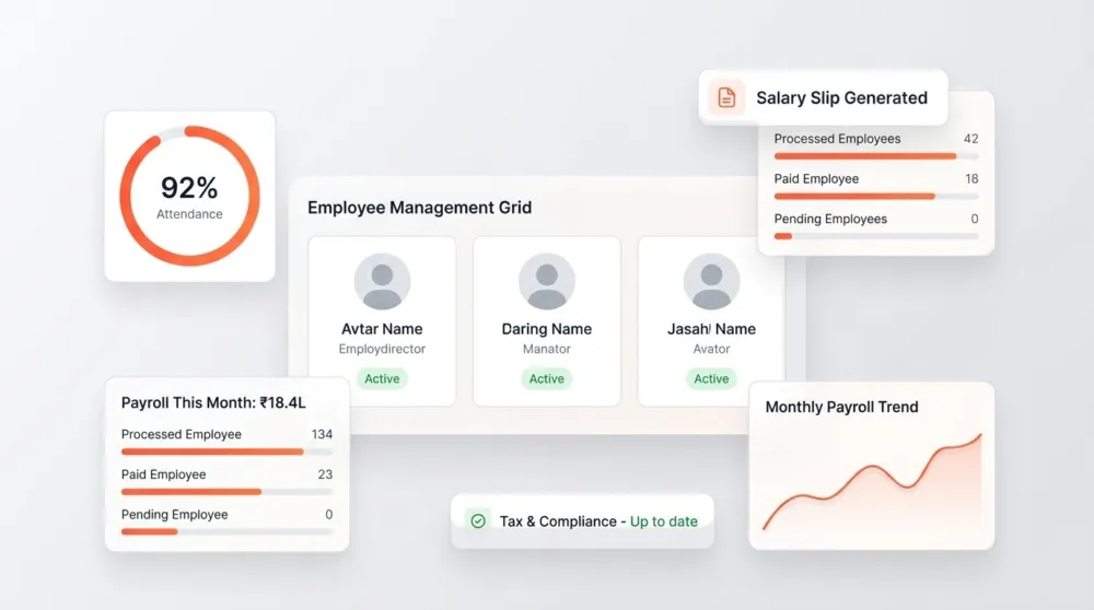 C36Space HRMS & Automated Payroll Dashboard