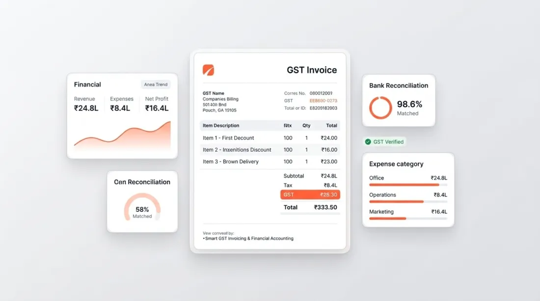 C36Space Smart GST Invoicing & Financial Accounting Dashboard