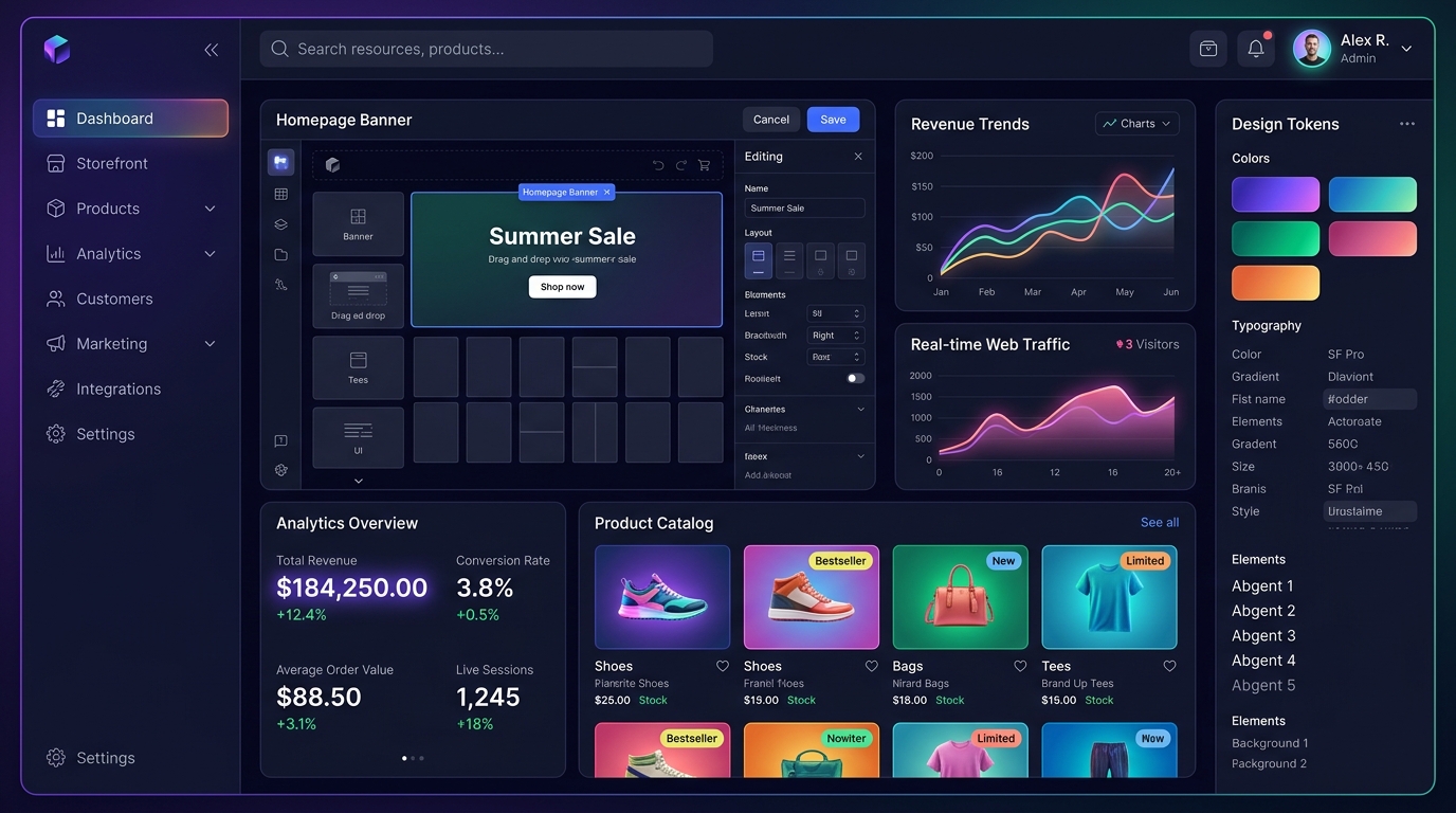 Website Builder: Launching Your Startup Online system preview