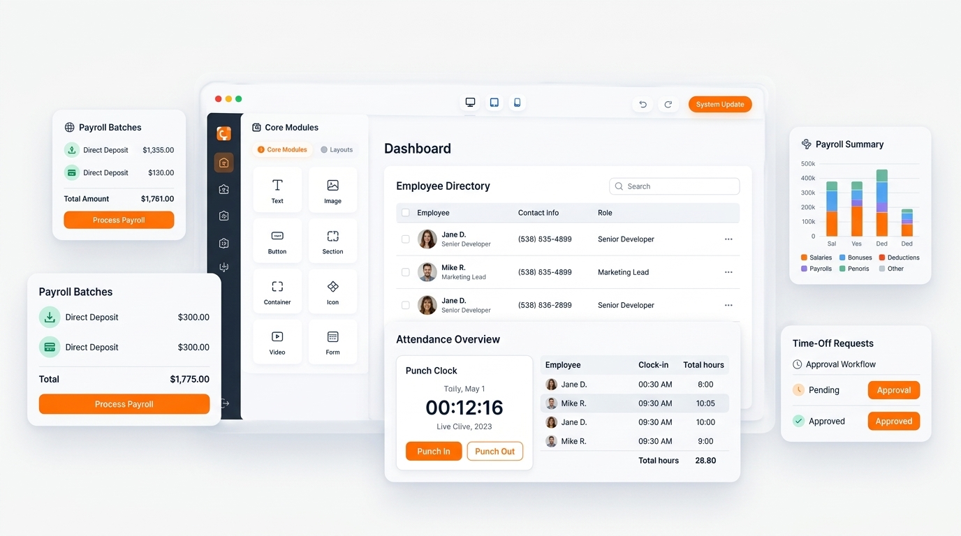 HR & Payroll: Workspace for Teams system preview